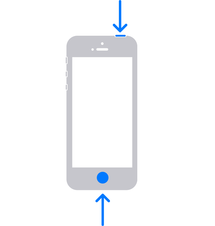 iPhone X以前のトップボタンモデルのスクショ方法