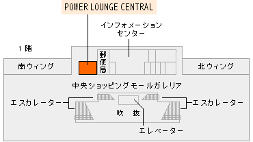 羽田空港　POWER LOUNGE CENTRAL