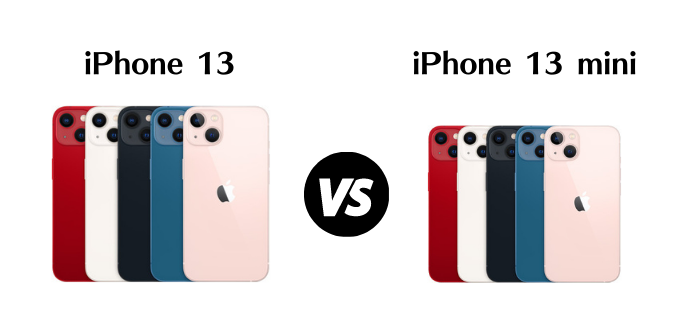 iPhone13とiPhone13 miniを徹底比較