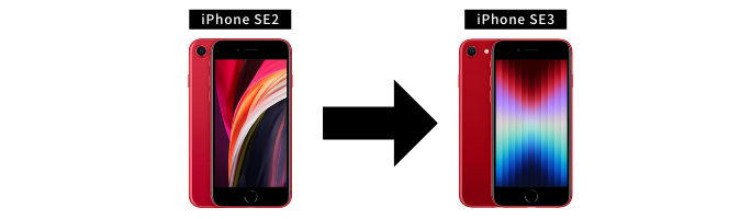 iPhone SE2とiPhone SE3のカラー比較